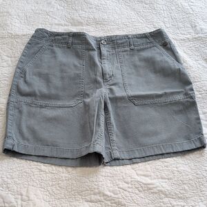 L.L. Bean Women's Cargo Shorts in Gray